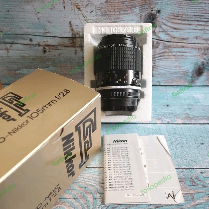 Jual Lensa Manual Nikkor F 105mm Micro Ais Jakarta Selatan
