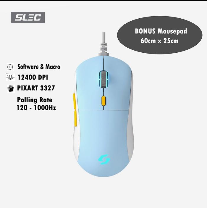 Gambar SLEC Original Mouse Gaming SL8 High Performance dari Istiqomah Computer undefined Tokopedia