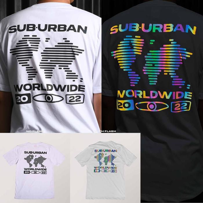 Gambar KAOS BIKINBADJOE WELLMADE 0.0 - REFLECTIVE RAINBOW - Urban White, S dari Bikinbadjoe Official undefined 5 Tokopedia