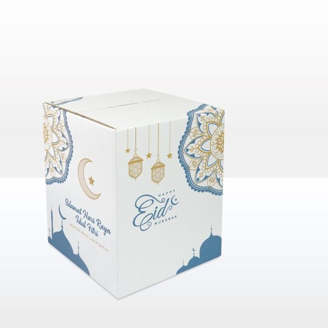 Gambar box parcel 25x25x33 (kecil) kardus/parcell/lebaran/idul fitri/paket/se - Eid Mubarak dari Oemah Packaging undefined Tokopedia