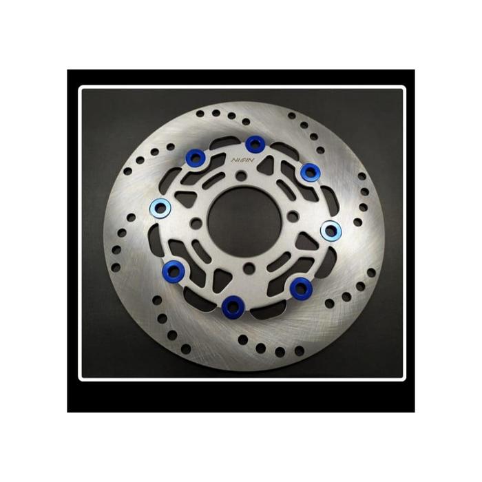 Gambar Piringan Disc Cakram Depan Nissin Uk 220MM Universal - Biru dari JK ESTORE1 undefined Tokopedia
