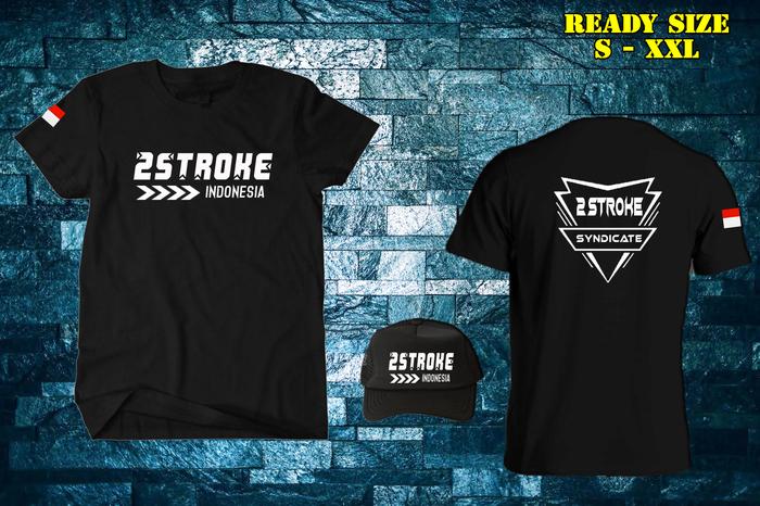 Gambar KAOS TSHIRT DUA TAK NUSANTARA / INDONESIA GRATIS TOPI - MD 3, M dari PLECLOTHBDG undefined Tokopedia