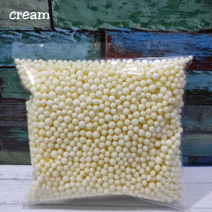 Gambar butiran styrofoam warna/floam/butiran gabus undian/isi giftbox/slime - cream dari yora paper undefined Tokopedia