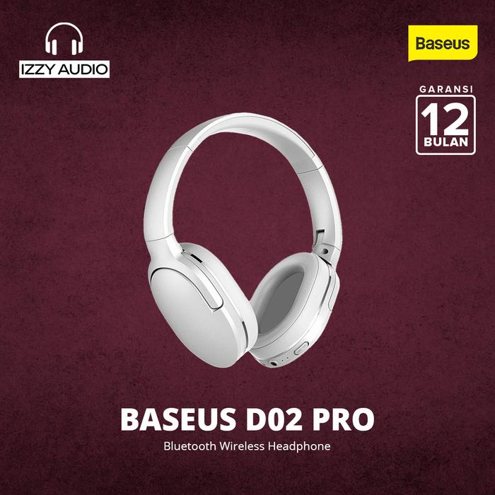 Gambar Baseus D02 Pro Wireless Headphone Bluetooth Earphone Gaming - White dari Izzy Audio undefined Tokopedia