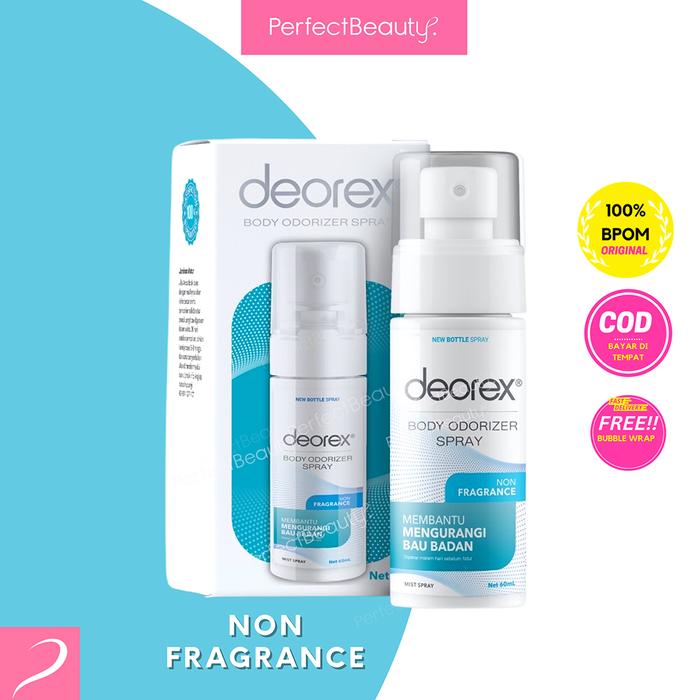 Gambar Deorex Body Odorizer Spray 60ml Deodorant Antiperspirant Menghilangkan Bau Tubuh Pria Wanita Wangi Seharian Tahan Lama 72 Jam - Ketiak - Biru dari PerfectBeauty_NEW undefined Tokopedia