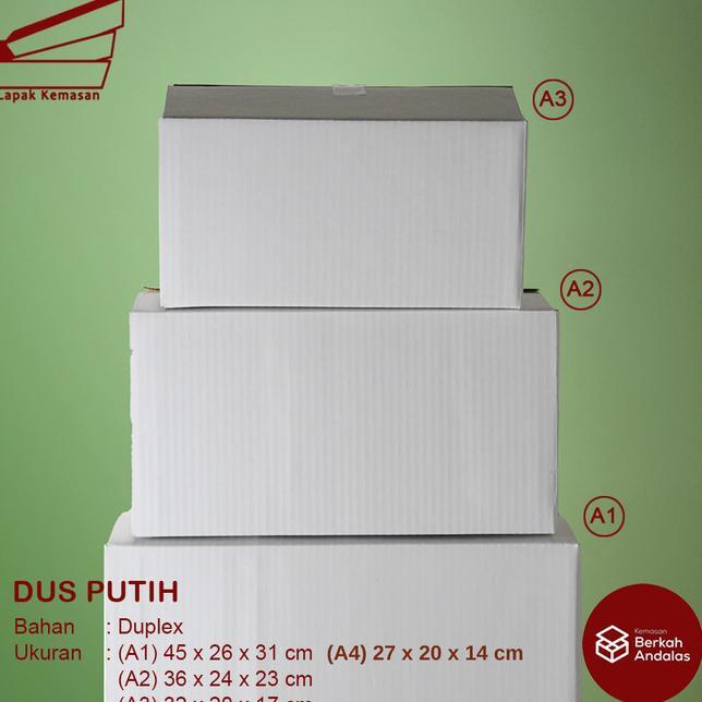 Gambar kardus / dus / packaging / karton / bahan duplex - A1 dari Oemah Packaging undefined Tokopedia