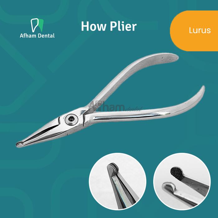 Gambar Dental Tang Ortho How Plier Strigh - Lurus dari Afham Dental undefined Tokopedia