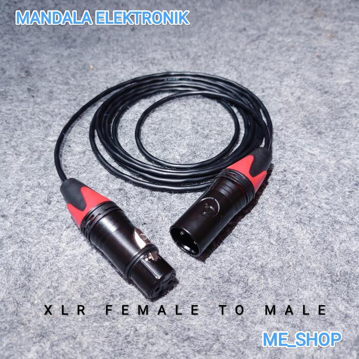 Gambar Kabel mic XLR Male to XLR female 1m Kabel Canare KECIL - Merah dari Mandala Elektronik 12.17 undefined Tokopedia