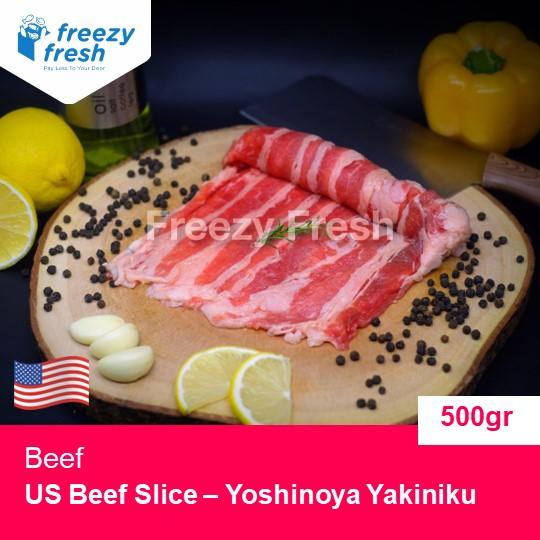 Gambar Daging Sapi Slice Yoshinoya Yakiniku / US Beef Slice 500 Gr / 1000 Gr - 500gr dari Freezy Fresh undefined Tokopedia