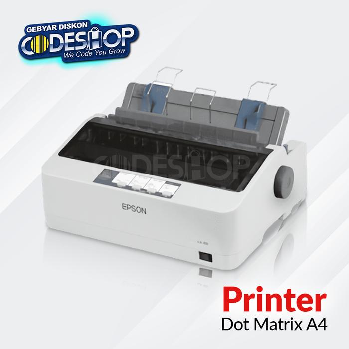 Jual Printer Dot Matrix A4 Epson LX310 Cetak Kertas 4 Rangkap USB Port