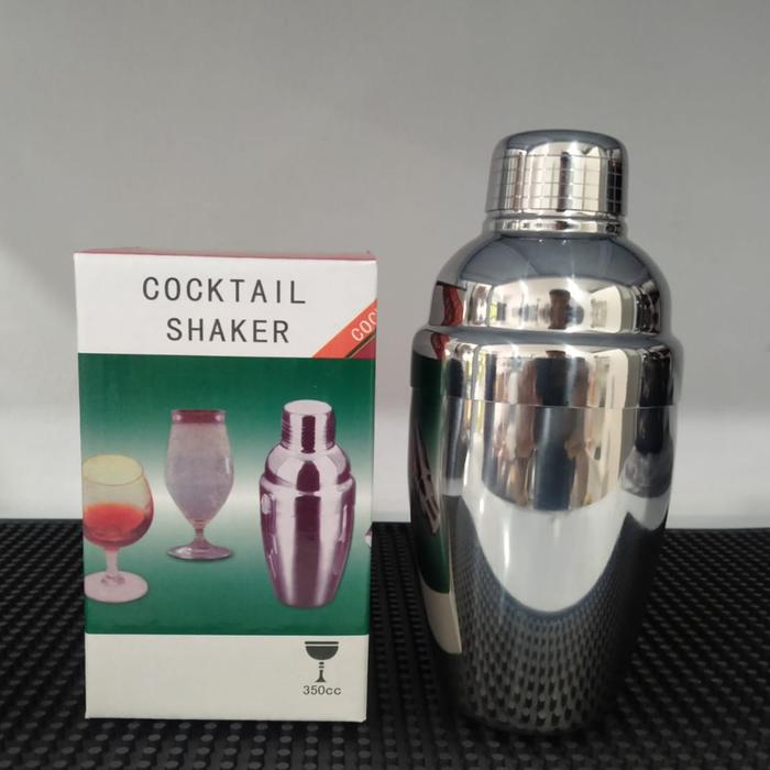 Gambar Coktail Shaker Stainless 350ml 500ml 750ml pengocok minuman bar - 350ml dari Arleon Store Import undefined Tokopedia