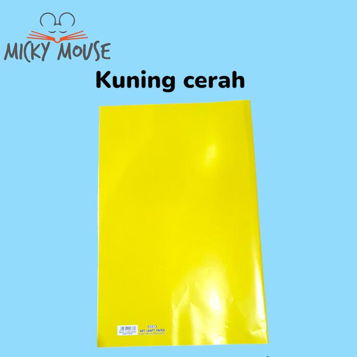 Gambar 50 lembar kertas manila kiky - Kuning dari Shar stationery undefined Tokopedia
