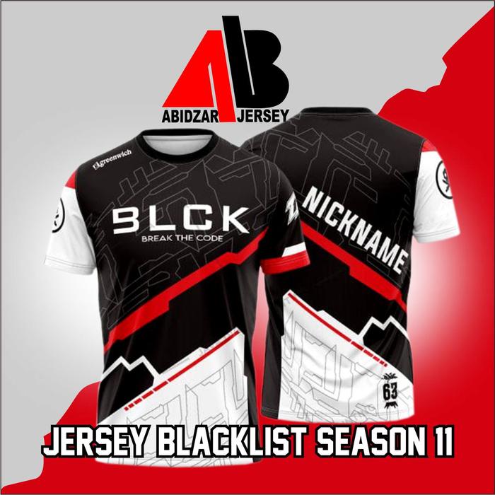 Gambar JERSEY BLACKLIST INTERNATIONAL BAJU KAOS GAME TERBARU 2023 - Hitam, S dari Abidzar Jersey undefined Tokopedia
