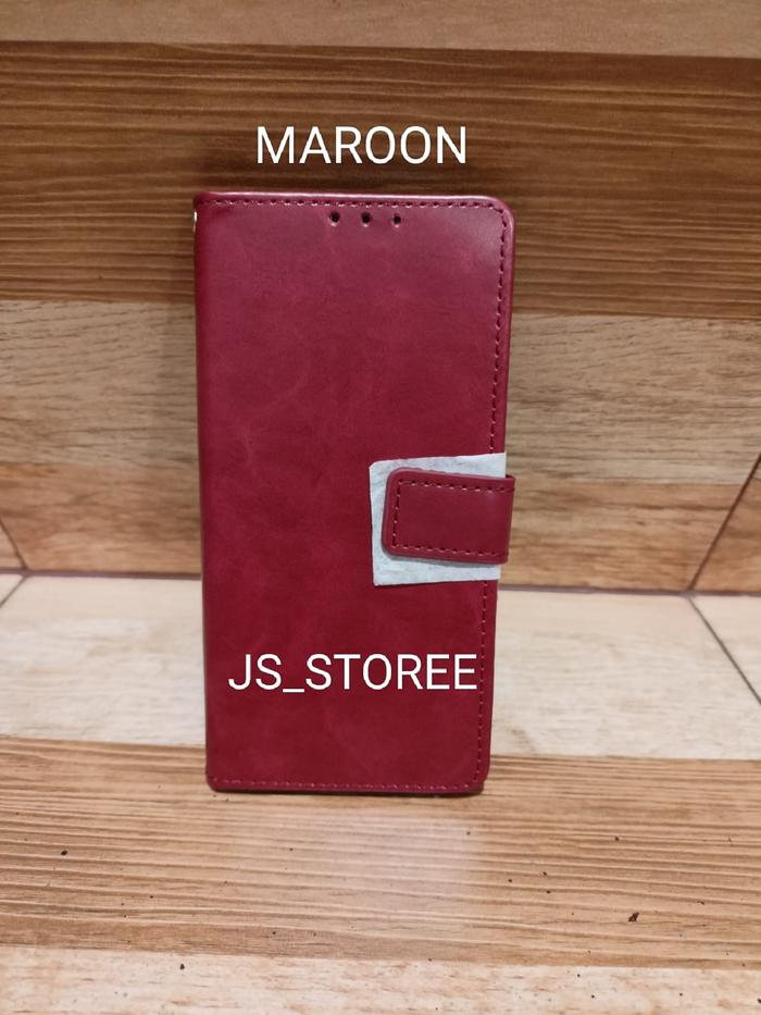 Gambar flip case dompet kulit sintesis premium vivo y67 vivo y91i - maroon, vivo y67 dari JS-STOREE1777 undefined Tokopedia