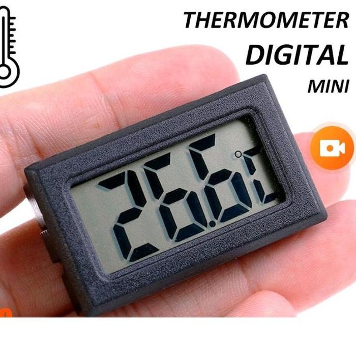 Gambar Pengukur Suhu Ruangan Freezer Kulkas Mini Digital Thermometer dengan Probe Tahan Air untuk Kulkas Gudang Aquarium dan Ruang Tunggu - Tanpa Probe dari tarapti collection undefined Tokopedia