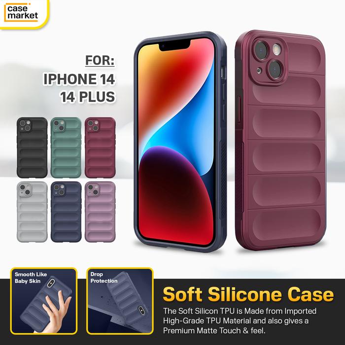 Jual iPhone 14 Plus Soft Case Airbag Silicone Casing Candy