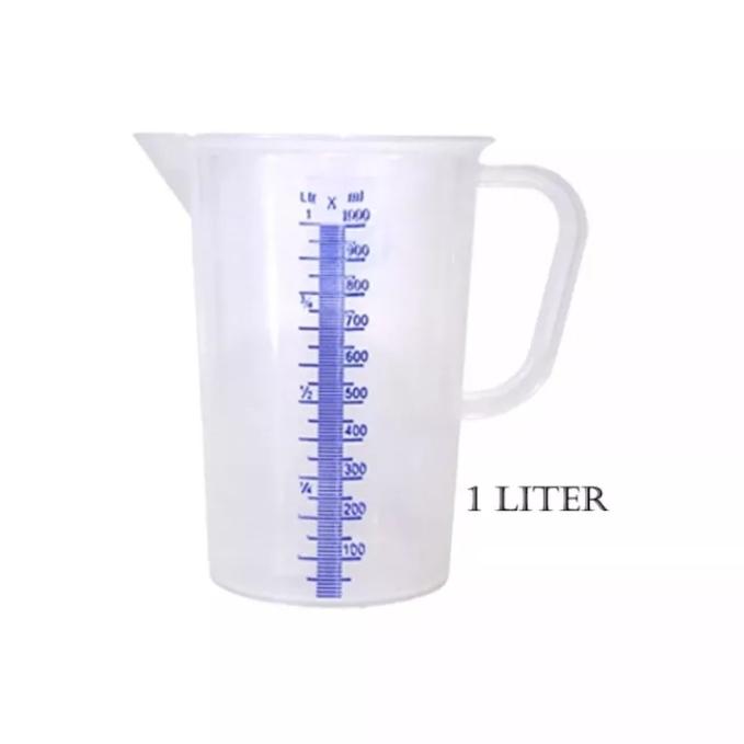 Gambar Green leaf Gelas Takar Gelas Ukur Plastik Varian - 1000 ml Tebal dari Sumberaren123 undefined Tokopedia