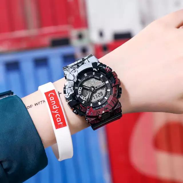 Gambar Jam Tangan Digital Pria Dan Wanita Original Tahan Air 1003 - Hitam dari On Time Indonesia_NEW undefined Tokopedia