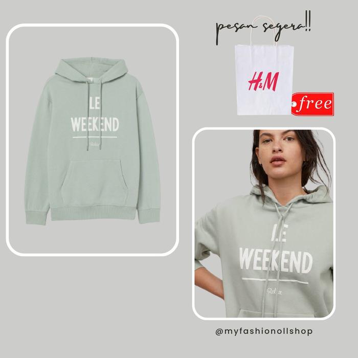 Jual Hoodie Hu0026M Le Wekend Gren Mint Jaket pria,Sweater Pria Wanita - Gren  Mint, S - Jakarta Timur - Myfashionollshop | Tokopedia