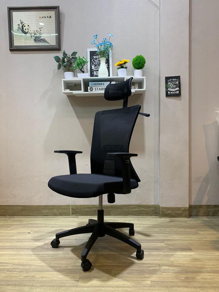 Gambar Kursi Direktur Kursi Kantor Kursi Staff Sandaran Jaring Kursi Kerja - Kursi 950 dari HomewareIndonesia undefined 5 Tokopedia