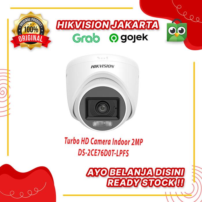 Gambar Turbo HD Camera 2MP Indoor HIK DS 2CE76D0T LPFS dari Hikvision Jakarta undefined Tokopedia