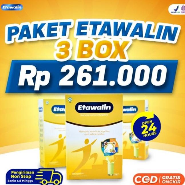 Gambar PAKET HEMAT 3 BOX ETAWALIN SUSU KAMBING ETAWA BUBUK 100% MURNI BPOM dari ETAWALIN OFFICIAL GROUP undefined Tokopedia