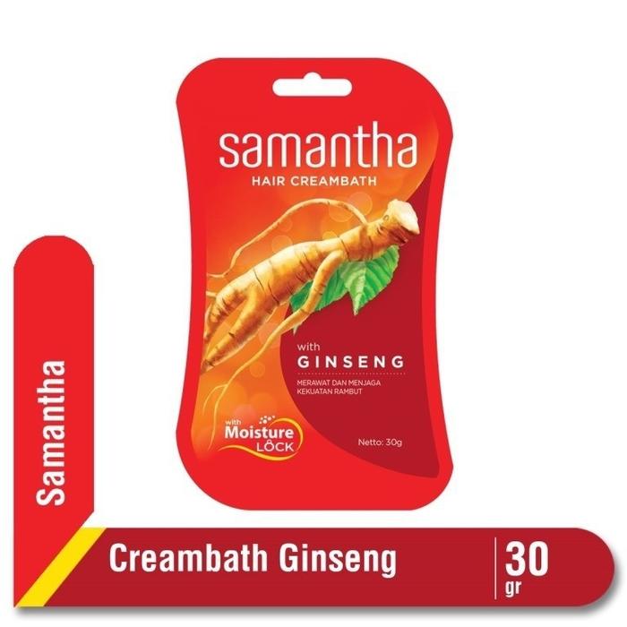 Gambar Hair Creambath Samantha Sachet All Variant-Samantha Hair Creambath - Ginseng, 30 gram dari Sunjaya Utama Mart undefined Tokopedia