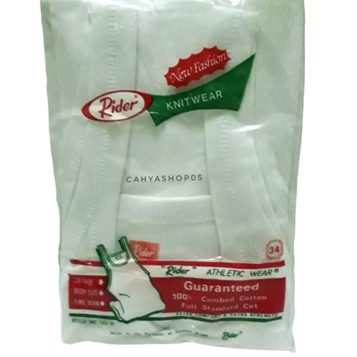 Singlet Rider Jual Singlet rider pria/kaos dalam pria rider - Putih, 38 - Kota ...