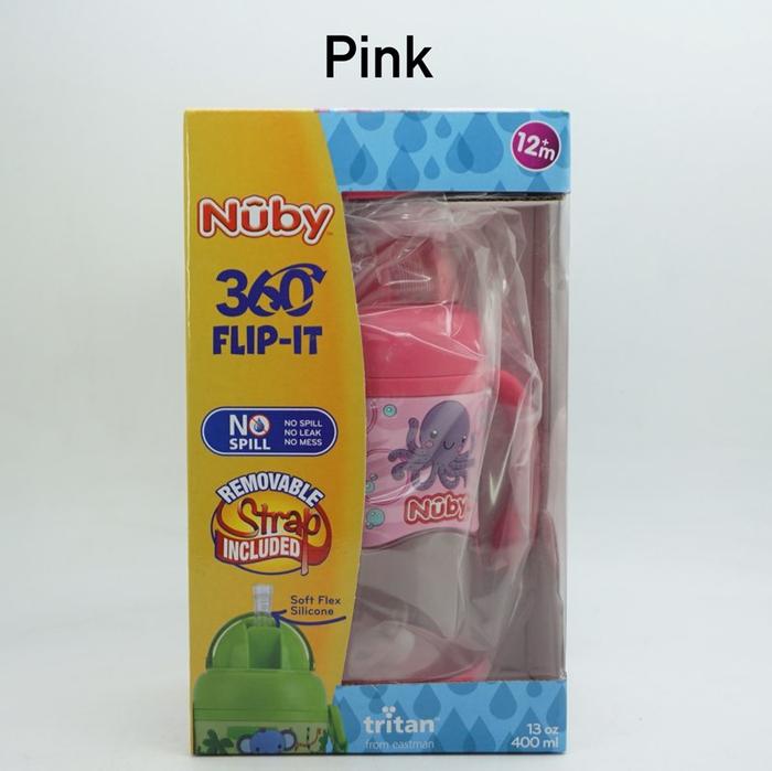 Gambar Nuby Tritan 360 Flip it Weighted Straw Cup Botol Minum Anak Nubi - Pink dari Toysgraphy undefined Tokopedia