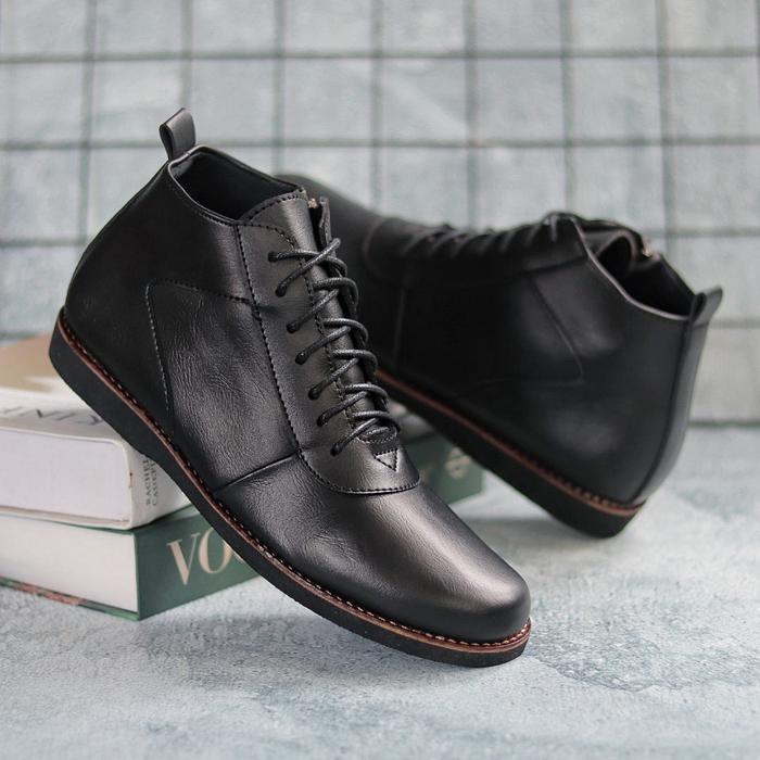 Gambar Sepatu Boots Pria Zipper Resleting Original HEROES RAGNAR Series - Tan, 39 dari LOCALPRIDESHOES undefined 4 Tokopedia