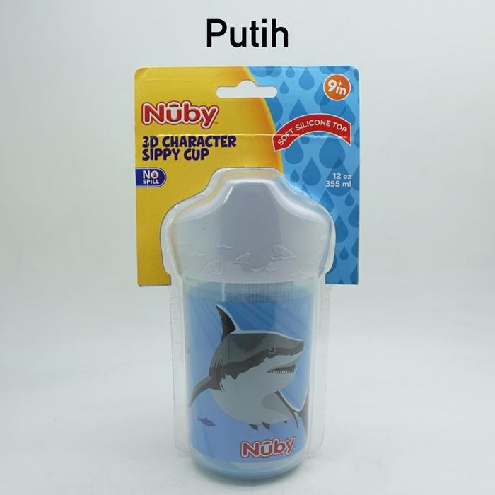 Gambar Nuby 3D Character Spout Cup Botol Gelas Minum Bayi Anak Nubi - Putih dari Toysgraphy undefined Tokopedia