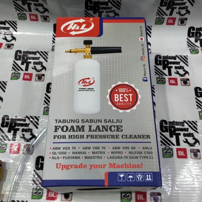 Gambar Tabung Salju Snow Wash Foam Lance/ Snow Foam Lance Jet Cleaner H&L - SNOW LANCE H&L dari GUDANGPOWERTOOLS undefined Tokopedia