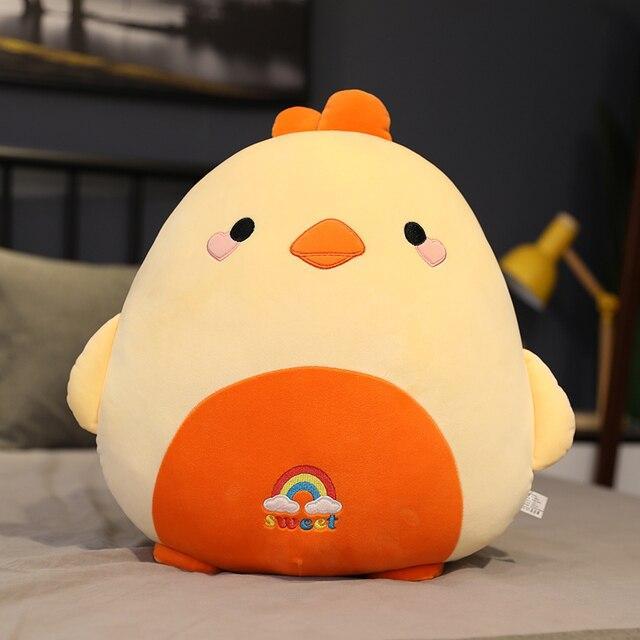 Gambar Bantal Korean Kawaii Tiger Rabbit Penguin Piggy Plush Pillow Toys - Chick Kuning dari Boneka Nisa undefined Tokopedia