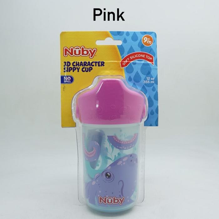 Gambar Nuby 3D Character Spout Cup Botol Gelas Minum Bayi Anak Nubi - Pink dari Toysgraphy undefined Tokopedia