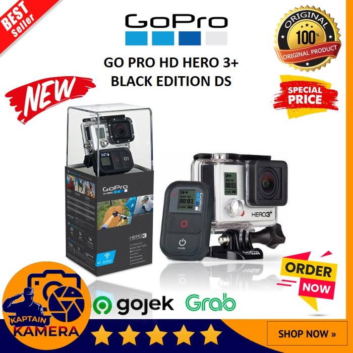 Gambar GoPro HERO 3+ Black Special Edition Action Camera GoPro HERO3+ dari kaptain kamera shop undefined Tokopedia