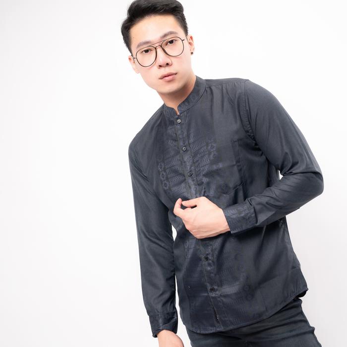 Gambar Jane Frey Clothing 8104 Kemeja Panjang Shanghai Pria Nafi Nawfal Nadil - HM Nadil D Grey, M dari Jane Frey Clothing undefined Tokopedia