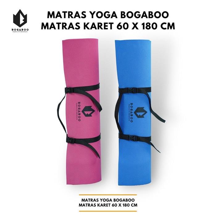 Gambar Matras Yoga Tebal Merk Bogaboo 60x180 cm - Matras Outdoor Tebal 5-6 ml - Biru dari Arfak Adventure undefined Tokopedia