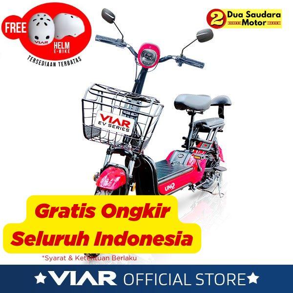 Gambar Sepeda Listrik Viar UNO - Merah dari Dua Saudara Motor - Viar undefined Tokopedia