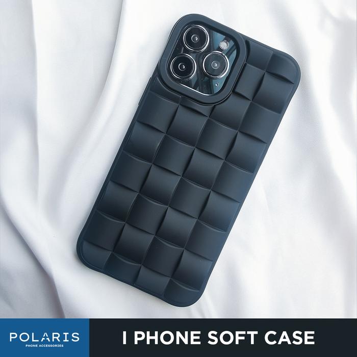 Gambar Iphone softcase motif anyaman Bottega Black - I Phone Silicone Case - IP X/XS dari Polaris Phone Accessories undefined Tokopedia