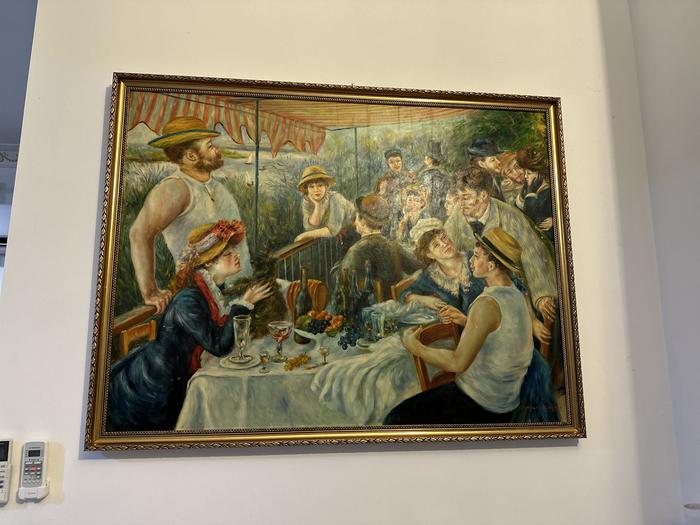 Gambar The Luncheon of The Boating Party, 1881 Wall Art Pierre Auguste Renoir dari richard wijaya undefined Tokopedia