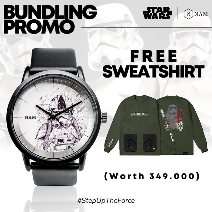 Gambar Bundling NAM Martapura Star Wars Edition Free Star Wars Sweatshirt - Olive, Darth Vader dari NAM Watch Kab. Sukoharjo Tokopedia