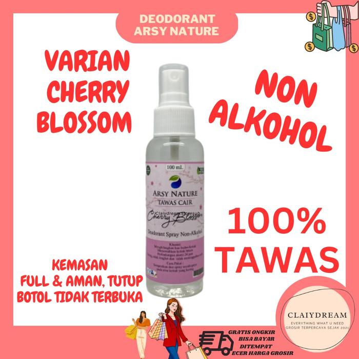 Gambar CLAIYDREAM Arsy Nature Tawas Cair Deodorant Spray - cherry Blossom dari CLAIYDREAMSTORE undefined Tokopedia