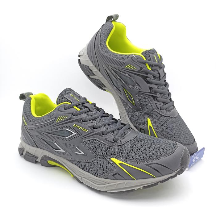 Gambar Sepatu Running Spotec VENTURE ABU TUA - HIJAU CERAH - Abu Tua-Hj Crh, 37 dari Andretelli_Store undefined Tokopedia
