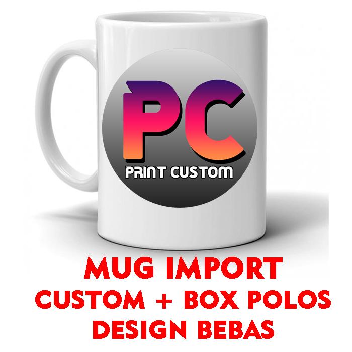 Gambar MUG IMPORT CUSTOM LOGO dari Printcustom undefined Tokopedia