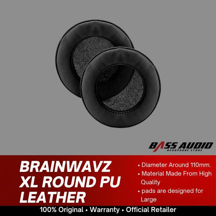 Gambar Brainwavz XL Round PU Leather Headphone Memory Foam Earpads/Earpad/Pad - Hitam dari Bass Audio STC undefined Tokopedia