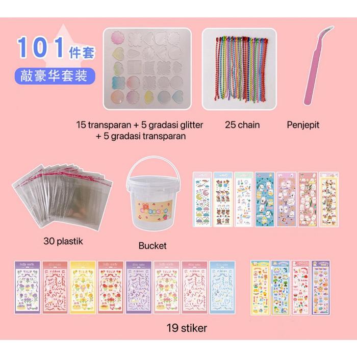 Gambar Paket DIY key chain akrilik cute dekorasi kpop keychain - kode 101 dari Lilium undefined Tokopedia