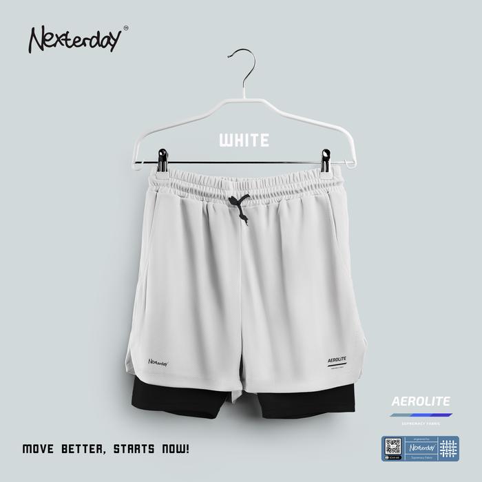 Gambar Celana Aerolite colorway 1 | celana olahraga unisex - Putih, M dari Nexterday Apparel undefined Tokopedia