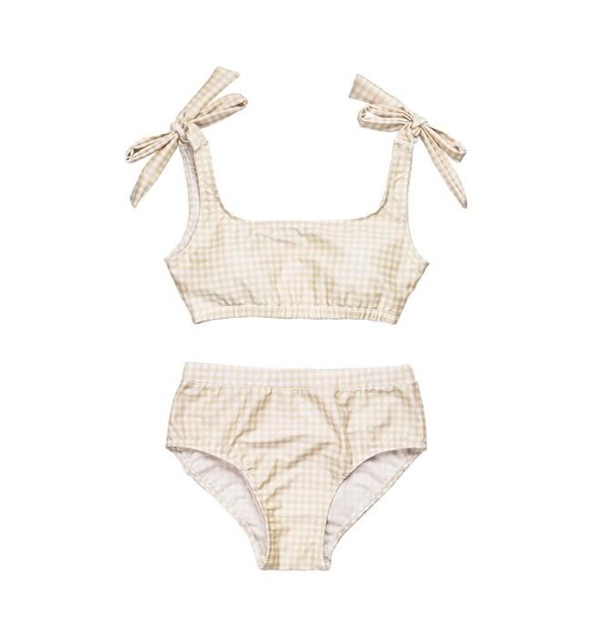 Gambar Gingham Women Bikini, Baju Renang Wanita - Brown Waffle, M dari leevierrakids Kota Administrasi Jakarta Utara Tokopedia