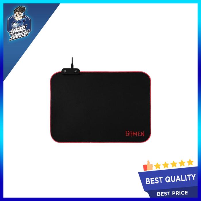 Gambar MOUSEPAD GAMEN GP-HALO BLACK RGB dari bengkelkomputerptk undefined Tokopedia