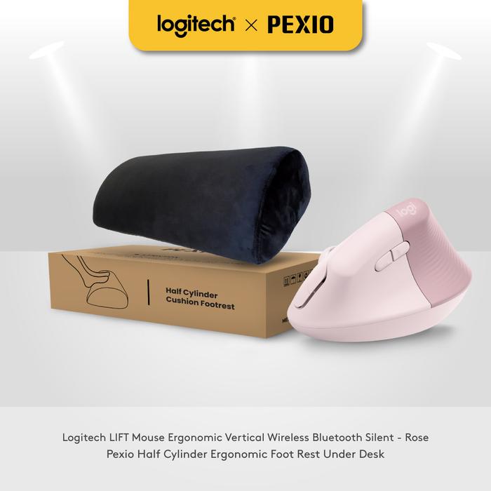 Gambar Logitech X PEXIO Exclusive Bundle - LIFT Mouse Ergonomic Vertical - Rose dari Logitech Official Store undefined Tokopedia